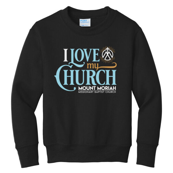 Youth Love My Church Sweatshirt Thumbnail