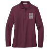Women's Silk Touch Long Sleeve Polo Thumbnail